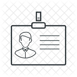 256x256 Badge, Card, Document, Id, Identity, Name, Tag Icon Of Line Style