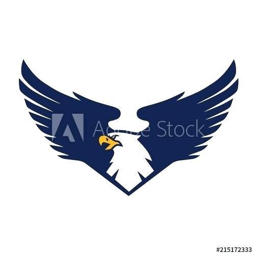 500x500 Eagle Logo Vector Template Badge Icon Template Badge Name Badge