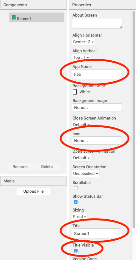 435x831 How To To Change Your App Name And Icon The Thunkable Library