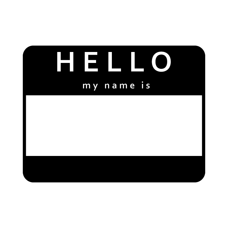 750x750 Name Tag