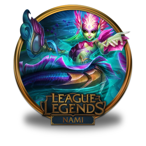 512x512 Nami River Spirit Icon League Of Legends Gold Border Iconset