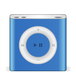 256x256 Ipod Nano Blue Icon Apple Festival Iconset Double J Design