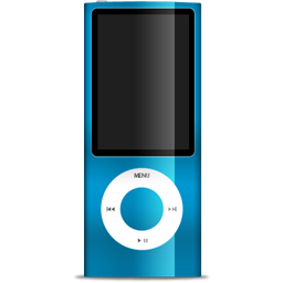 256x256 Blue, Ipod, Nano Icon