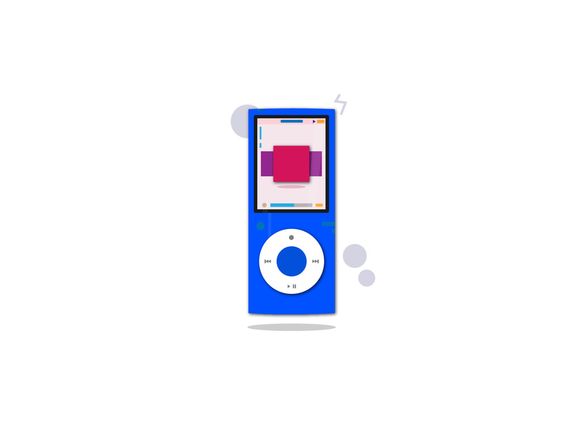 800x600 I Pod Nano Icon Illustration