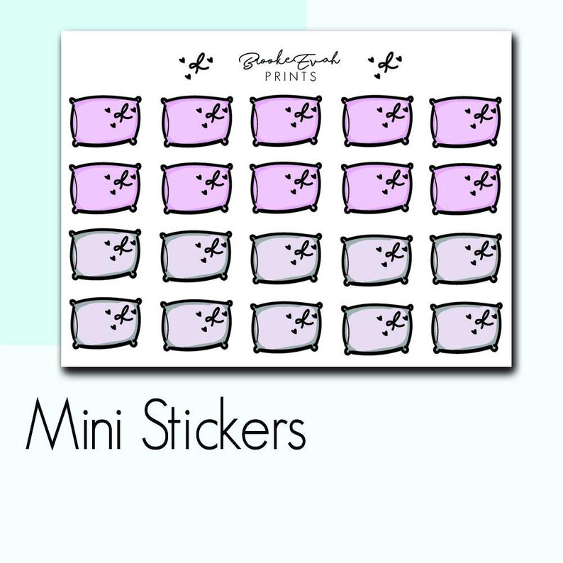 794x794 Pillow Stickers Icon Stickers Nap Stickers Icon Stickers Etsy
