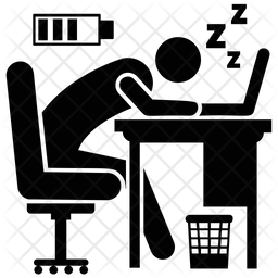 256x256 Power Nap Icon Of Glyph Style