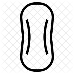 256x256 Sanitary Napkn Of Line Style