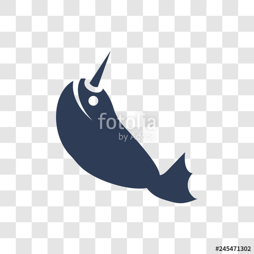 500x500 Narwhal Icon Vector Stock Image And Royalty Free Vector