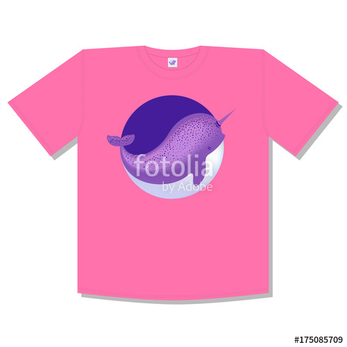 500x500 Narwhal Whale Illustration Cute Narwhal Icon Ocean Animal