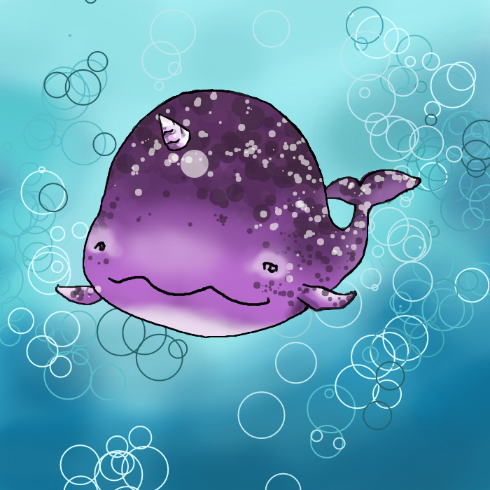 700x700 Purple Narwhal Icon