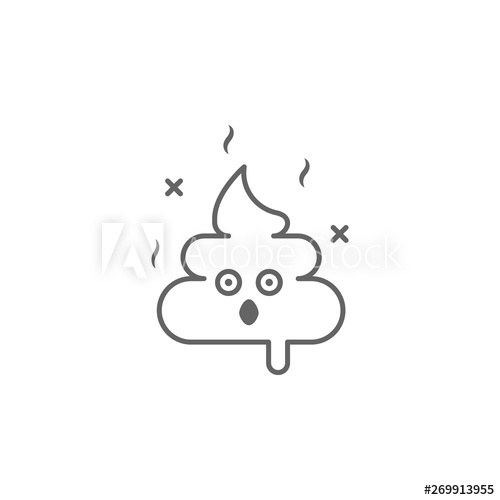 Poop, Surprising Outline Icon Element Of Nasty Icon Thin Line 500x500 Poop, Surprising Outline Icon Element Of Nasty Icon Thin Line