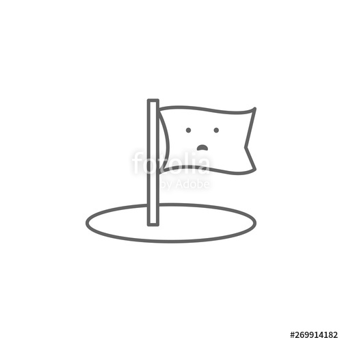 Flag, Nasty Outline Icon Element Of Nasty Icon Thin Line Icon 500x500 Flag, Nasty Outline Icon Element Of Nasty Icon Thin Line Icon