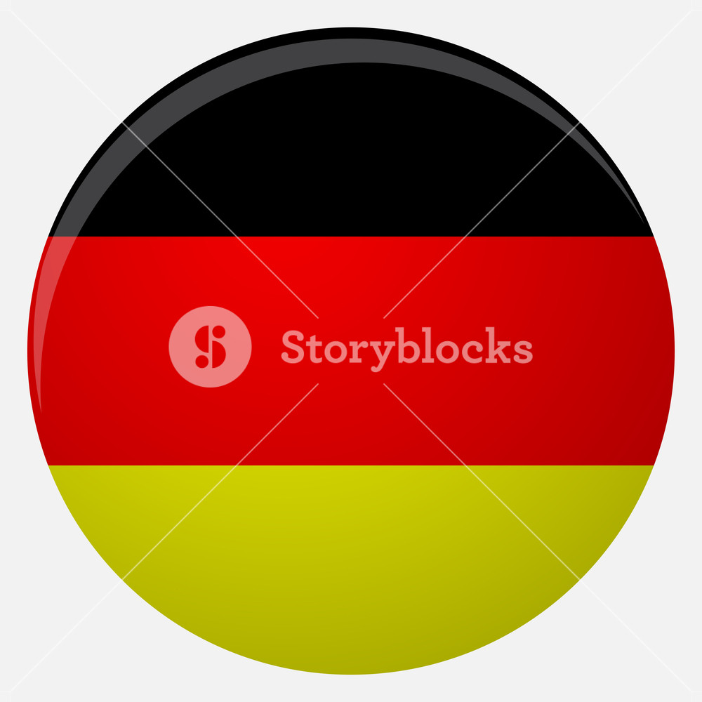 1000x1000 Germany Flag Icon Flat National Flag Germany Illustration, Vector