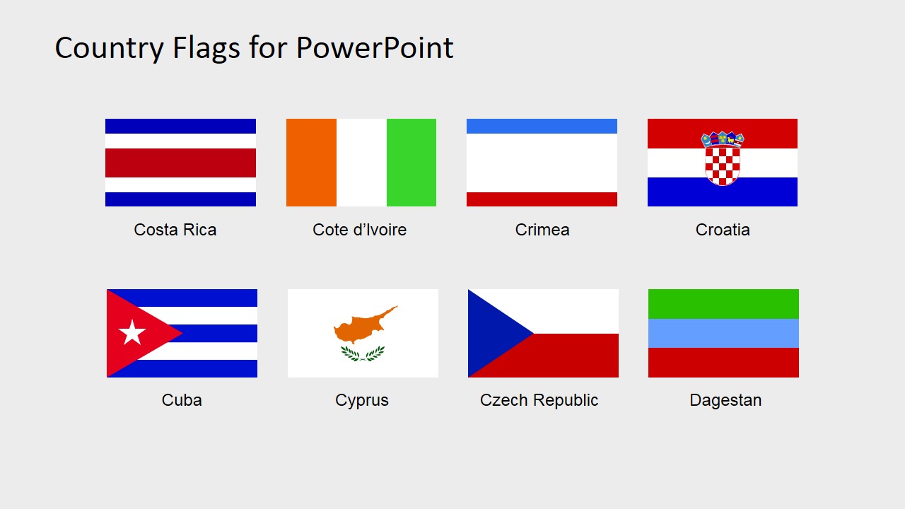 1280x720 Country Flags Clipart For Powerpoint