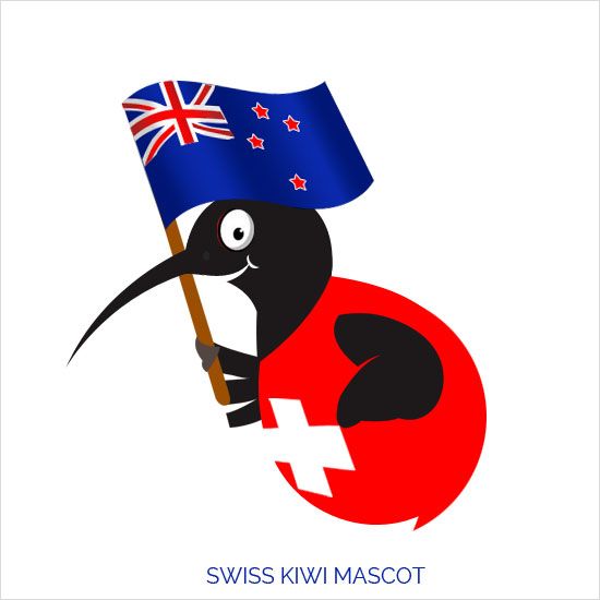 550x550 Swiss Kiwi Mascot Logo