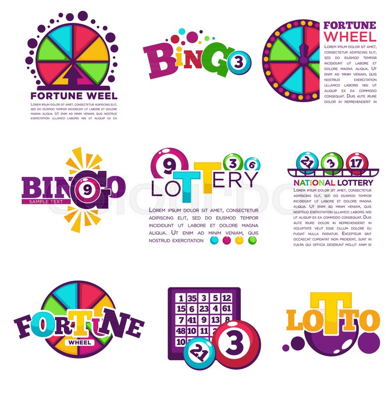 798x800 Bingo Lotto Or National Lottery Logo Stock Vector Colourbox