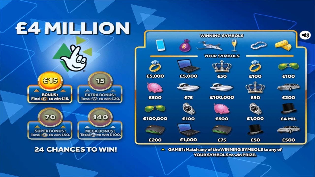 1280x720 Playing National Lottery Scratchcards