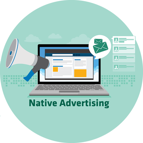 500x500 Download Native Advertising Icon