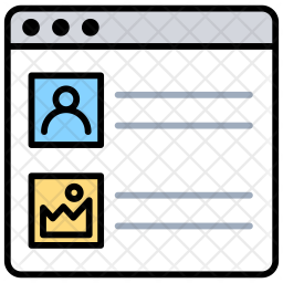 256x256 Native Advertising Icon Of Colored Outline Style