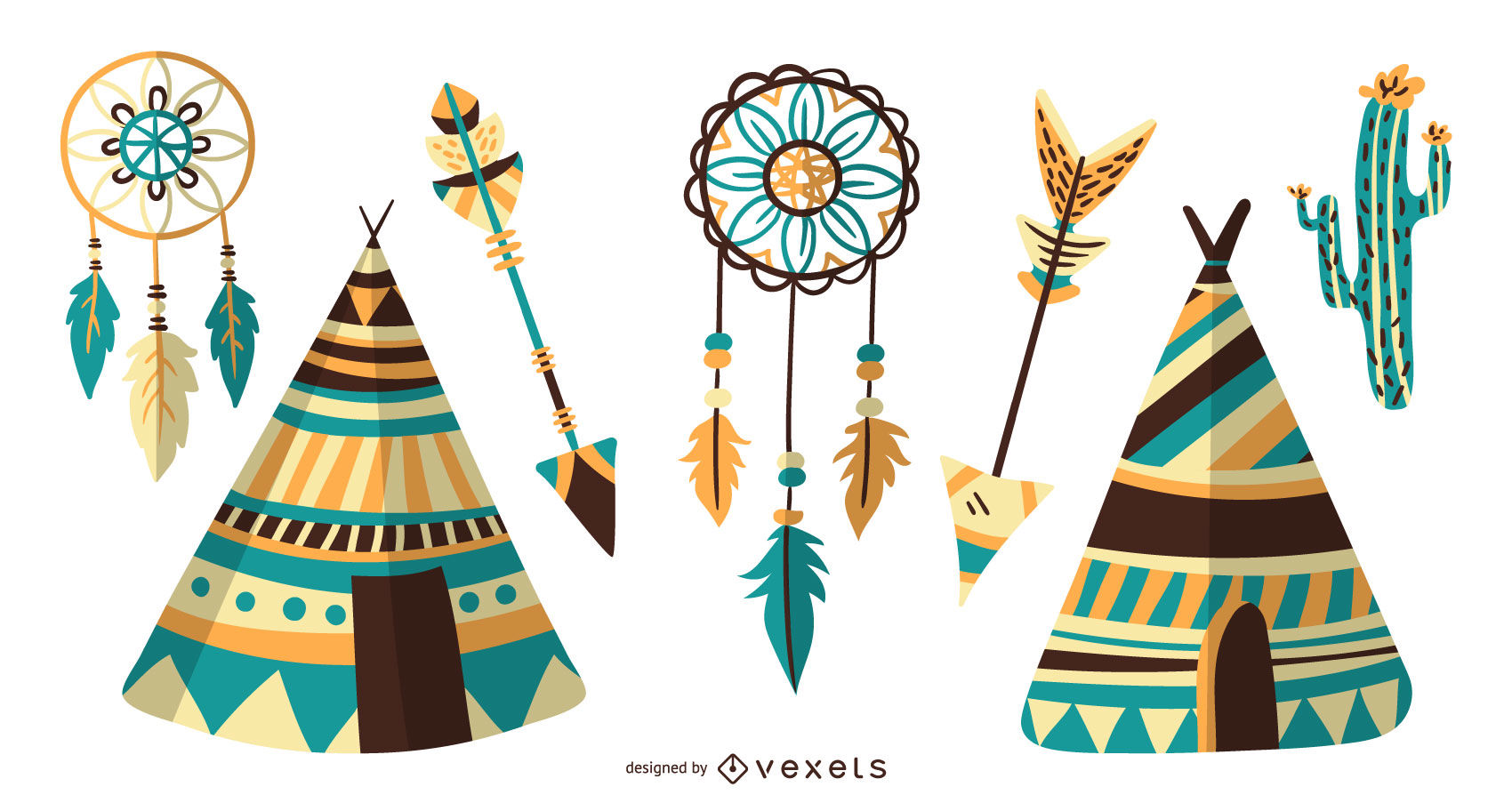 1700x903 Native American Icon Design Collection