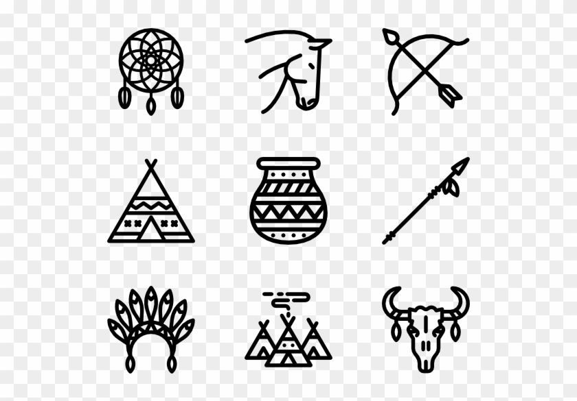 Icon Images for 'Native american'. 
