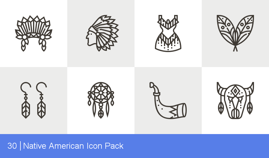 896x528 Download Native American Icon Pack