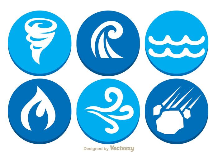 700x490 Natural Disaster Circle Icons