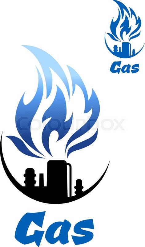 471x800 Natural Gas Refinery Factory Icon With Stock Vector Colourbox