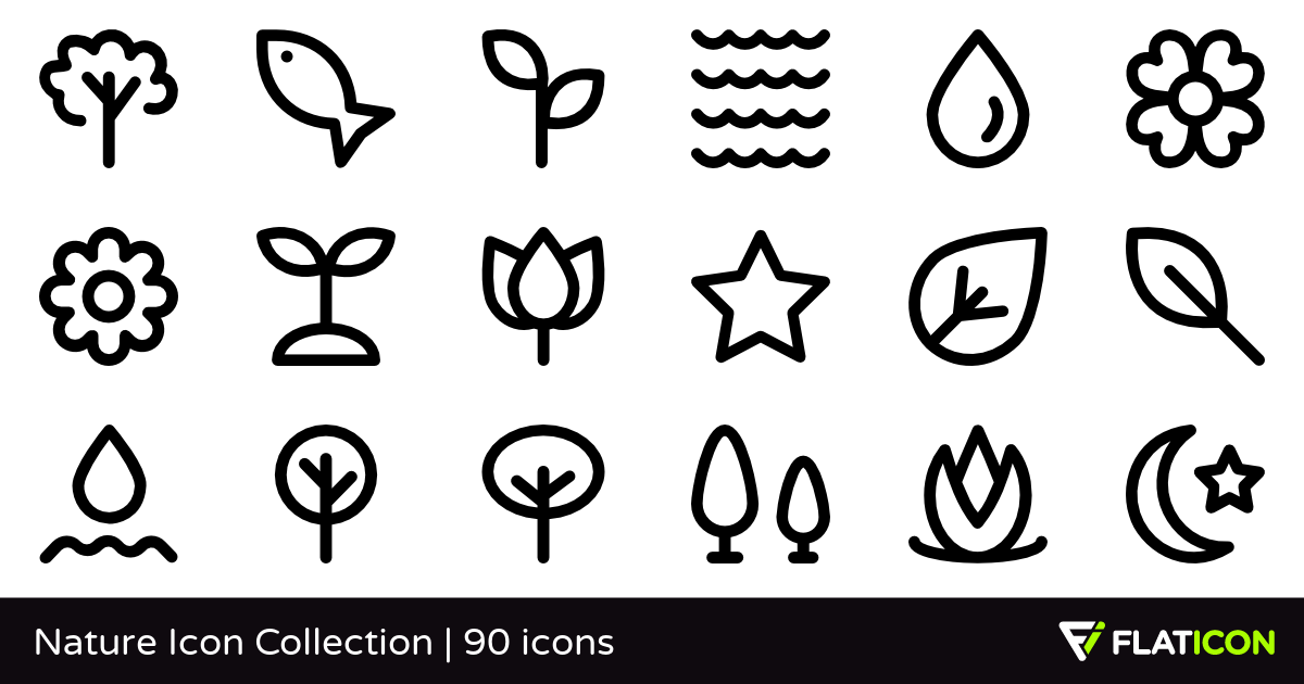 1200x630 Nature Icon Collection Free Icons