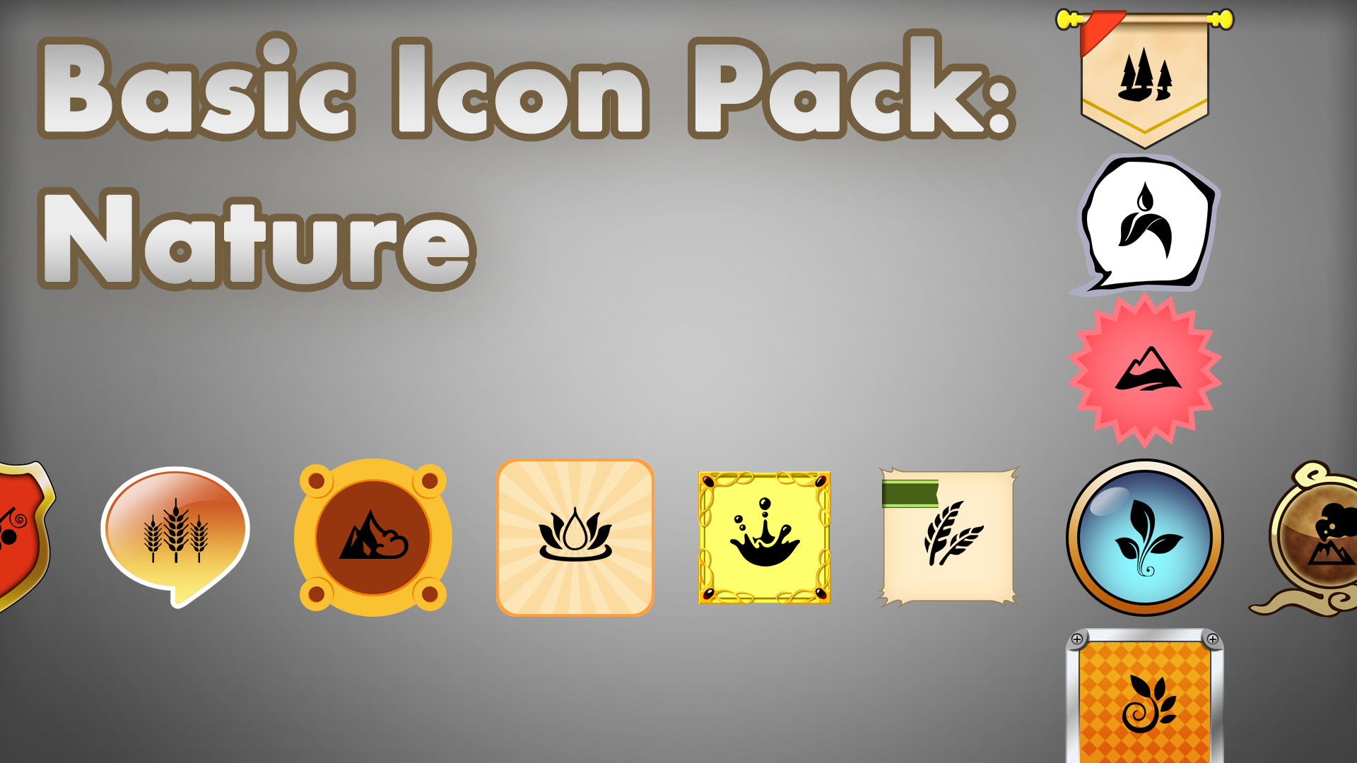 1920x1080 Icon Pack Nature
