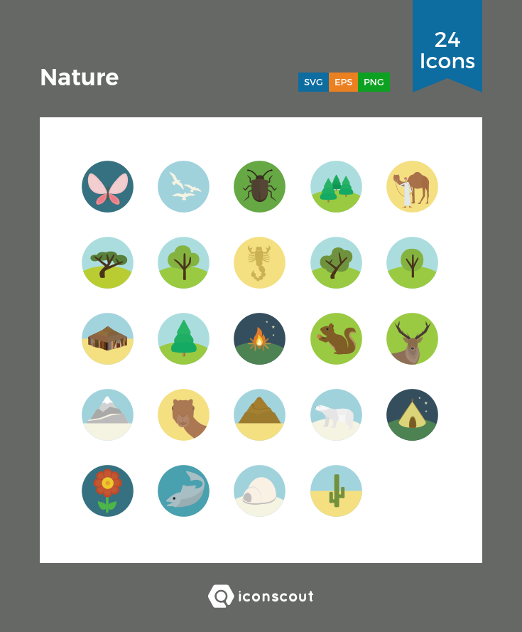 735x889 Nature Icon Pack
