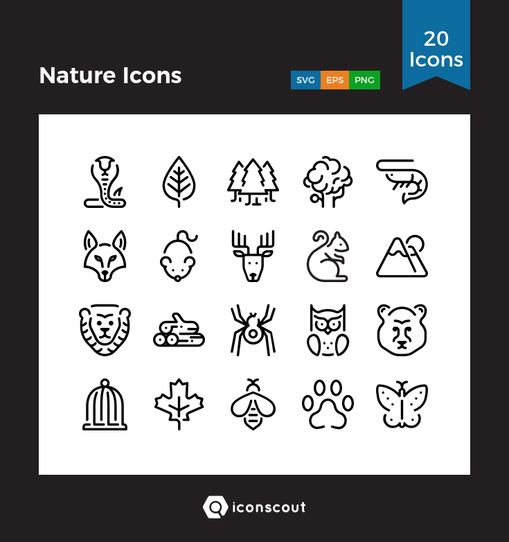 735x782 Nature Icons Icon Pack