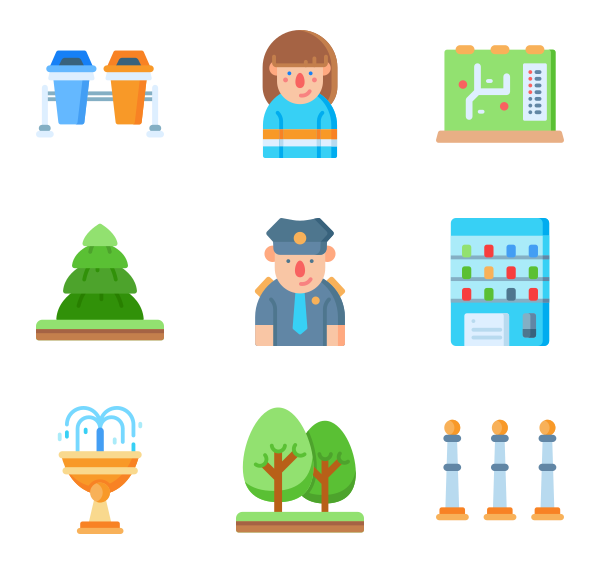 600x564 Park Tree Nature Icon Packs