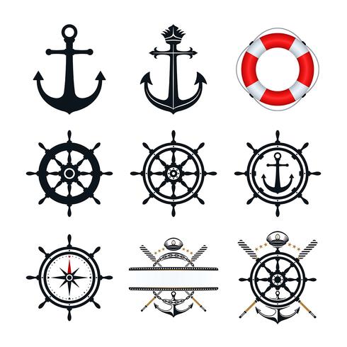 490x490 Nautical Icon Set