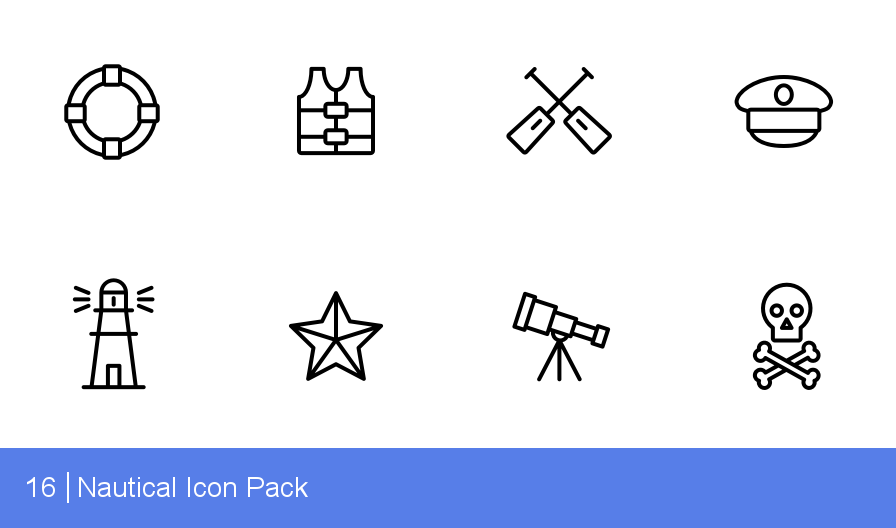 896x528 Download Nautical Icon Pack