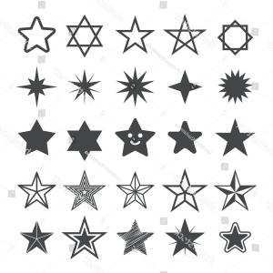 300x300 Star Flat Icon Sign Vector Logo Createmepink