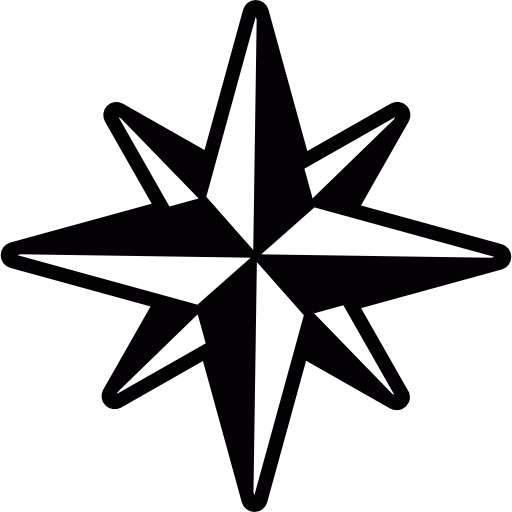 512x512 Compass, Star, Nautical, Cardinal Points, Nature, Wind Rose Icon
