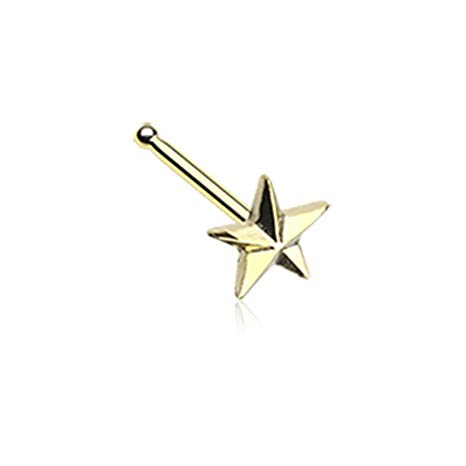 466x466 Inspiration Dezigns Golden Nautical Star Icon Nose