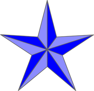 300x290 Blue Nautical Star Png, Clip Art For Web