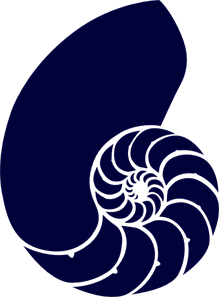 219x297 Blue Nautilus Shell Png, Clip Art For Web