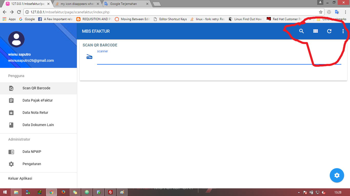 1366x768 My Icon Disappears When Using Navbar Fixed With Materialize