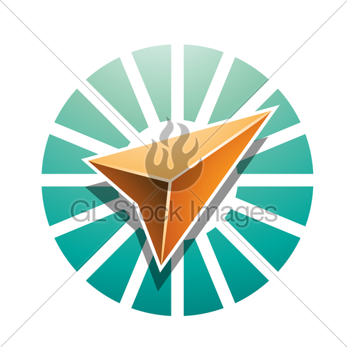Navigation Arrow Abstract Icon Gl Stock Images 500x500 Navigation Arrow Abstract Icon Gl Stock Images