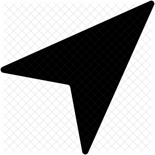 Navigation Arrow Icon Of Glyph Style 512x512 Navigation Arrow Icon Of Glyph Style