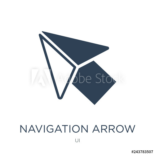 Navigation Arrow Icon Vector On White Background, Navigation Arrow 500x500 Navigation Arrow Icon Vector On White Background, Navigation Arrow