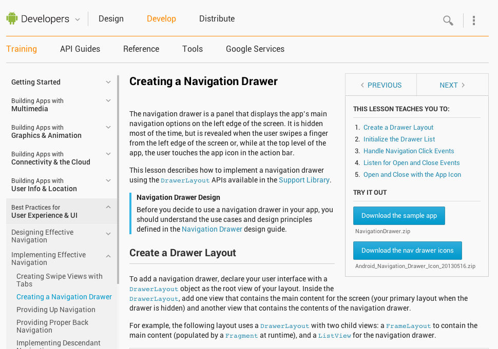 970x681 The New Navigation Drawer Design Pattern