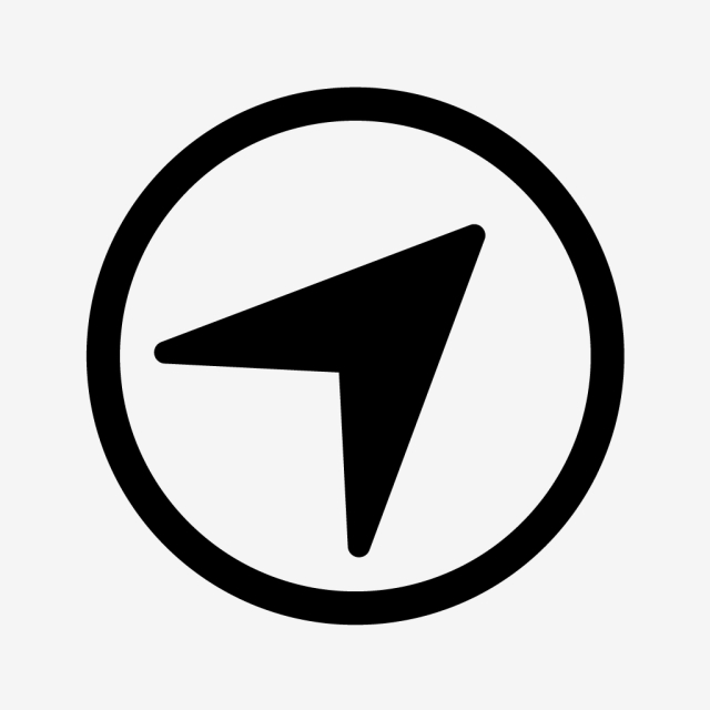 640x640 Navigation Vector Icon, Gps, Location, Navigation Icon Png