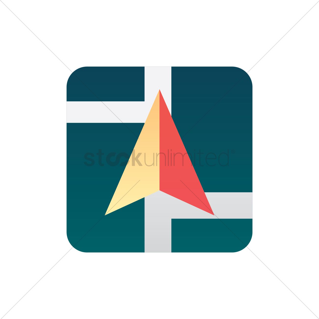 1300x1300 Navigation Icon Vector Image