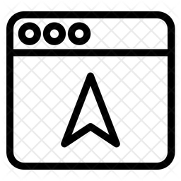 256x256 Web Navigation Icon Of Line Style