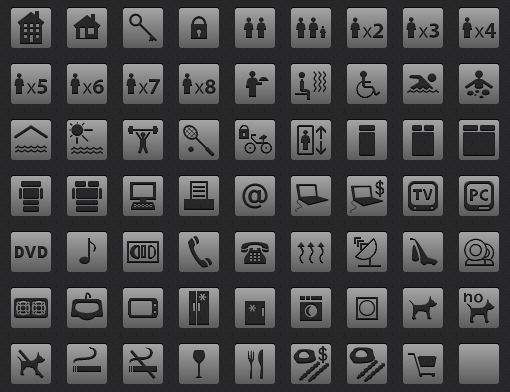 510x392 Hotel Tab Bar Icons For Iphone