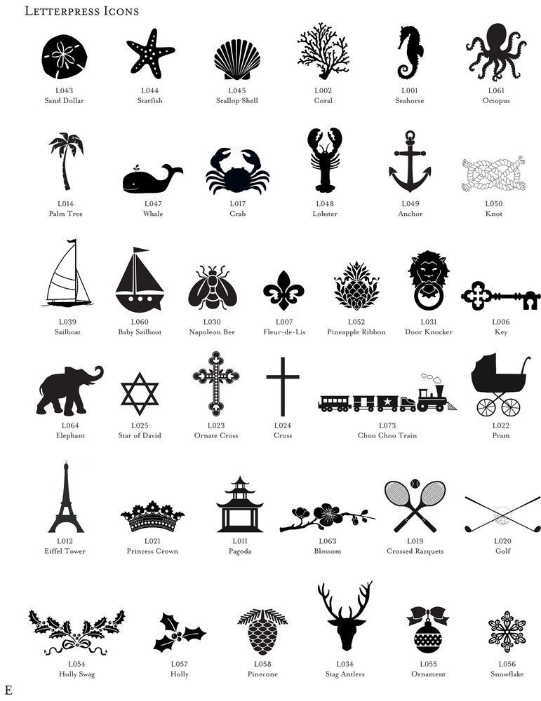 771x1000 Letterpress Icon Small Flat Announcement From Boatman Geller